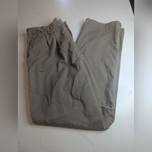 Dockers Pants Men's 36x34 Relaxed Fit Khakis Pleated Front Straight Leg Cotton